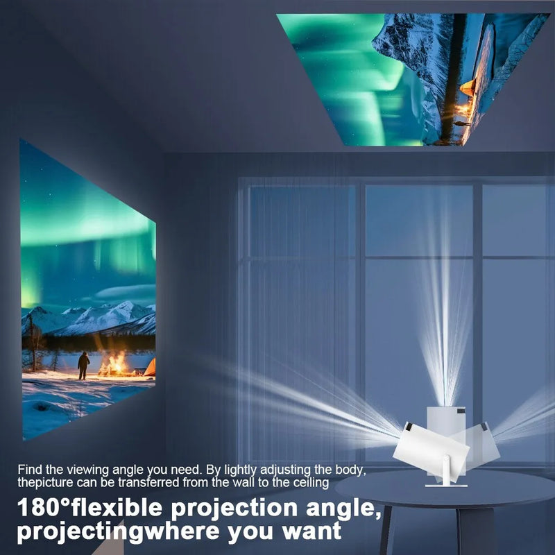 Magcubic Projector Hy300 4K  projetor em casa ao ar livre